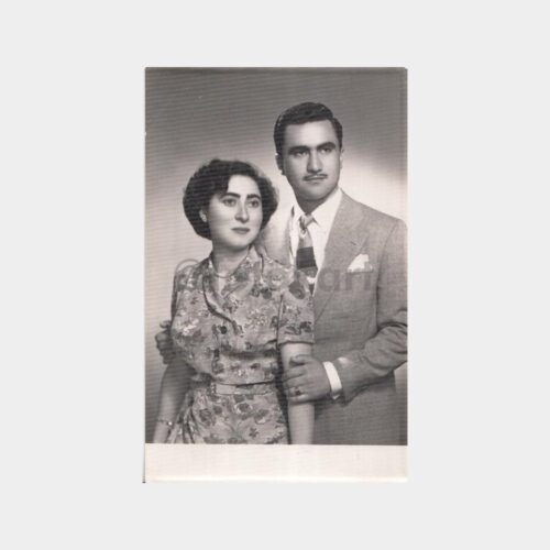 1960 İzmir Foto Gagin Stüdyo Aile Fotoğraf