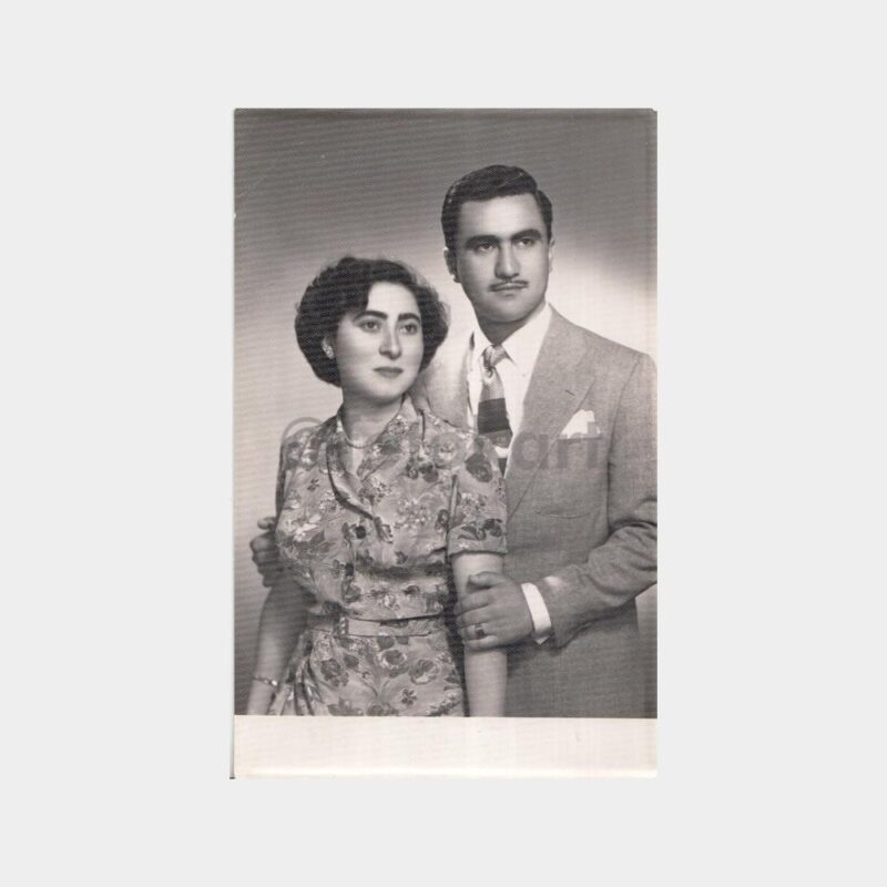 1960 İzmir Foto Gagin Stüdyo Aile Fotoğraf