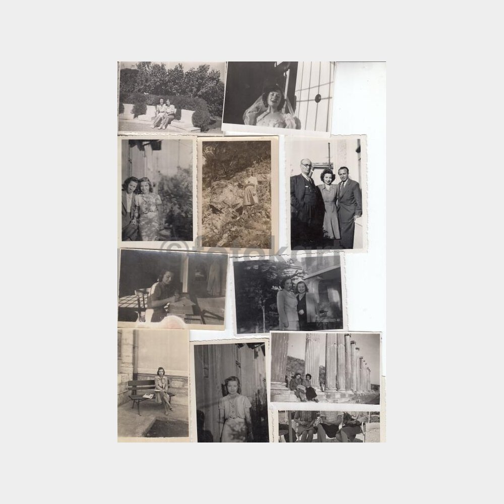 1940 Aile Albümünden Çıkma Fotoğraflar Lotu (22 Adet) - Görsel 2