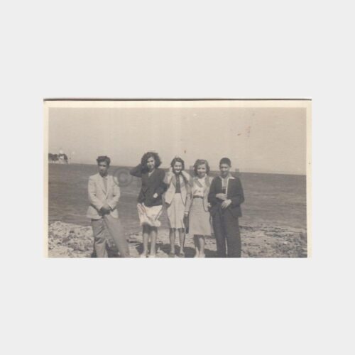 1947 Amasra Sahili Grup Fotoğraf