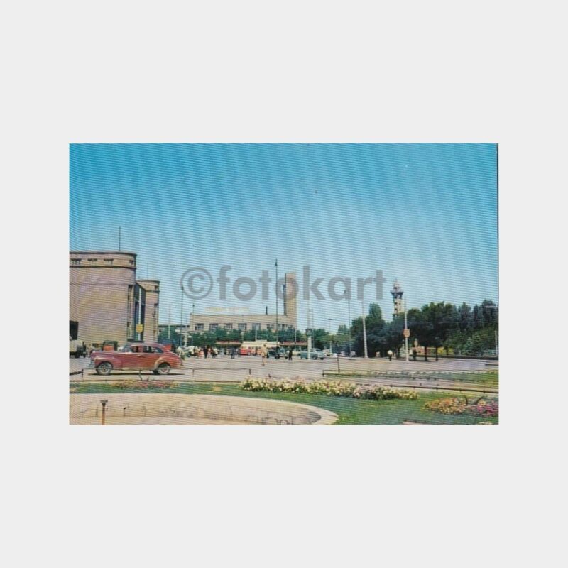 1968 Ankara Gar Binası -Çetin Gökçeatam Baskısı- Kartpostal