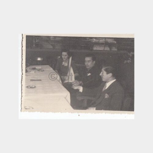 1944 Ankara Dil Tarih Mektebi Yıllık Çay Partisi Fotoğraf