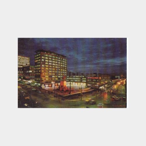 1975 Ankara Ulus Gece Görünüşü Kartpostal