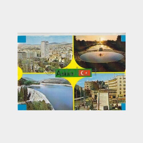 1975 Ankara 4 Görünüş Kartpostal