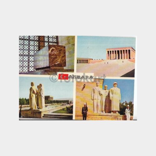 1970 Ankara 4 Görünüş Kartpostal