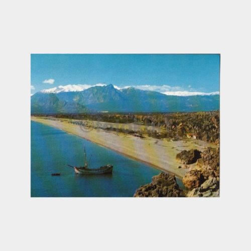 1968 Antalya Konyaaltı Plajı Kartpostal