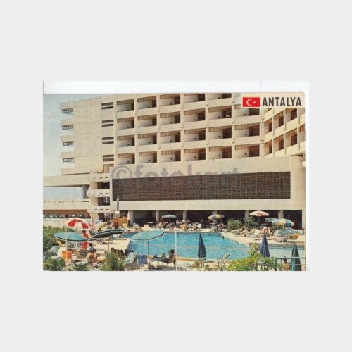 1975 Antalya Oteli Görünüş Kartpostal