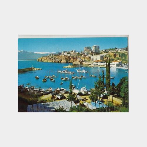 1979 Antalya Liman Görünüş Kartpostal