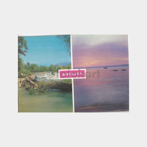 1975 Antalya 2 Görünüş Kartpostal
