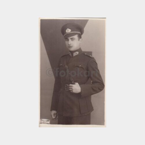 1934 Foto Ferit İbrahim Stüdyo - Askeri Okul Öğrencisi Fotoğraf