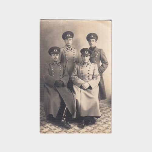 1934 Stüdyo Askeri Okul Öğrencileri Görünüş Fotoğraf