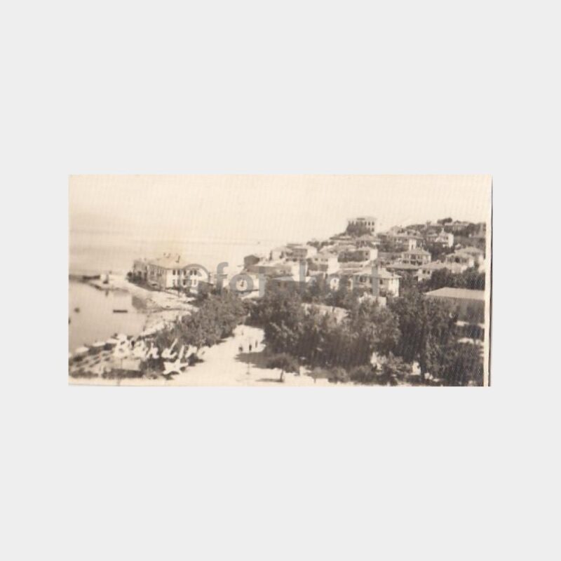 1940 Bandırma Genel Görünüş Tebrik Fotoğraf