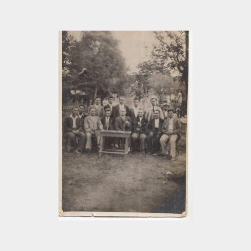 1930 Masa Etrafında Bay Grup Fotoğraf