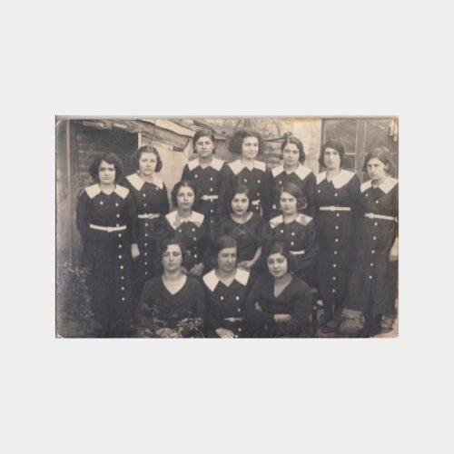 1935 Biçki Dikiş Okulu Kız Öğrenciler Fotoğraf