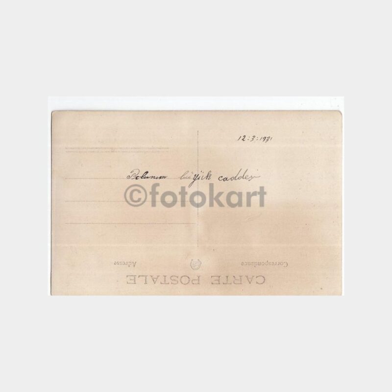 1931 Bolu Nadir Fotokart - Görsel 2