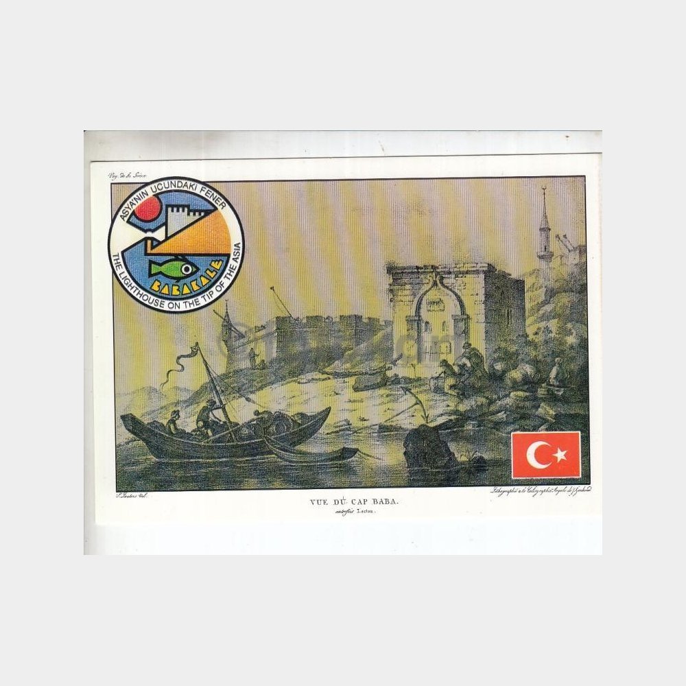 Çanakkale Babakale Reprodüksiyon Kartpostal