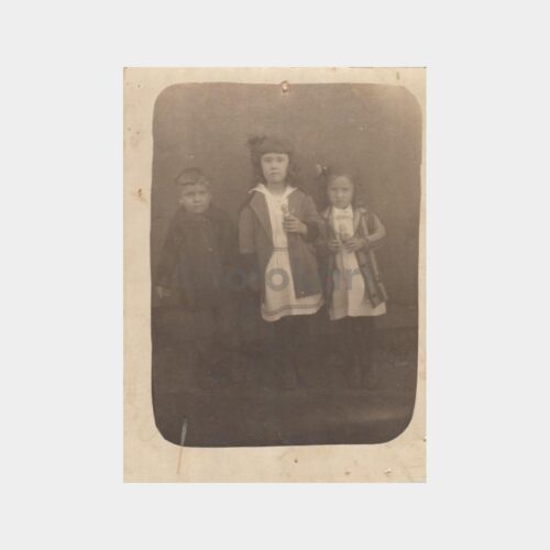 1930 Üç Çocuk Konulu Fotoğraf