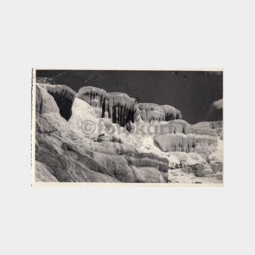 1940 Denizli Pamukkale Görünüş Fotokart