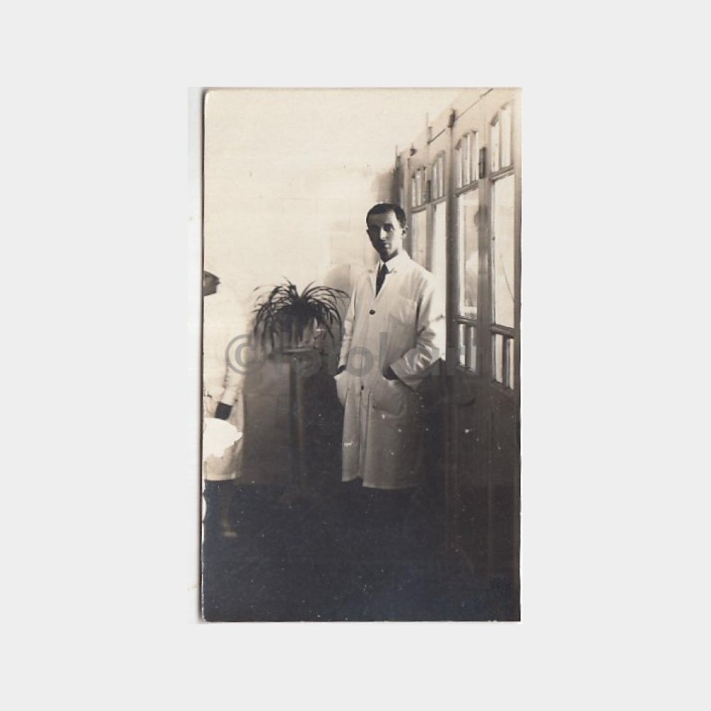 1931 Şişli Etfal Hastanesi Doktor Fotoğrafı
