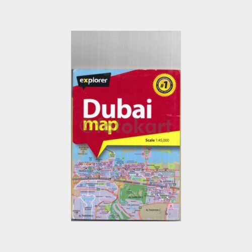 Dubai Haritası Turistik Yayını