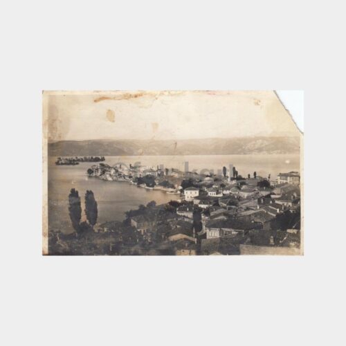 1927 Eğirdir Kasabası Görünüş Fotokart
