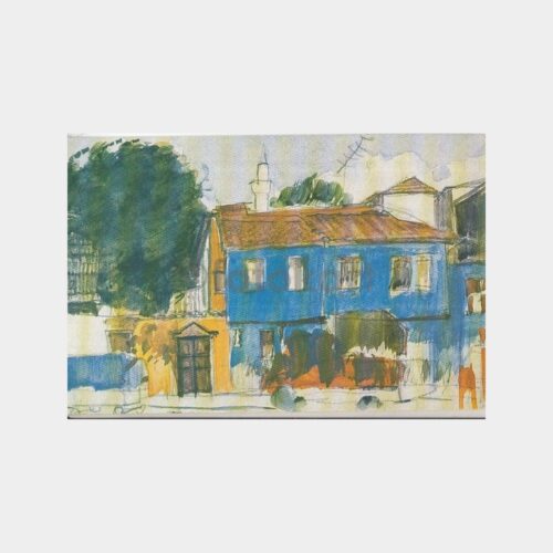 1980 Garanti Bankası İstanbul Evleri Yeni Yıl Tebrik Kartı