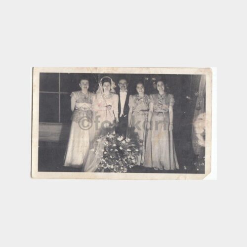 1950 Adana Gelin Damat Ailesi Fotoğraf