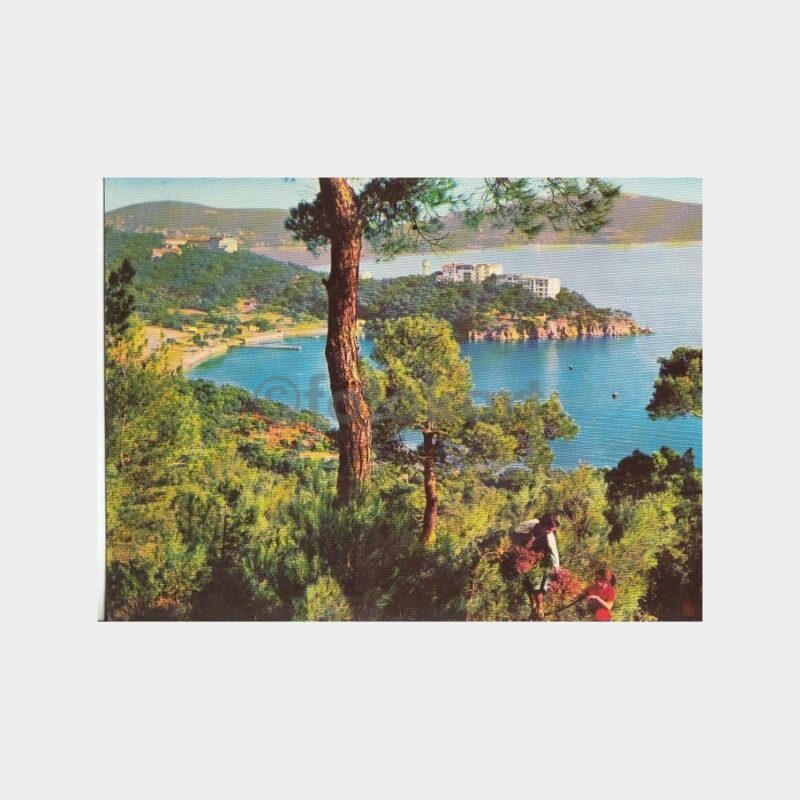 1968 Heybeliada Görünüş Kartpostal