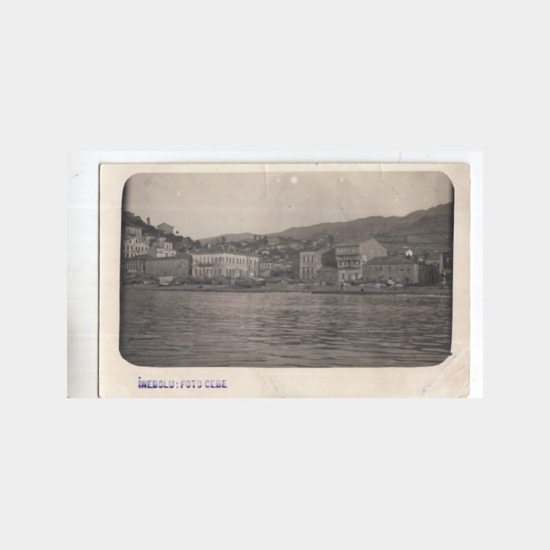 1940 İnebolu Foto Cebe Baskısı Kartpostal
