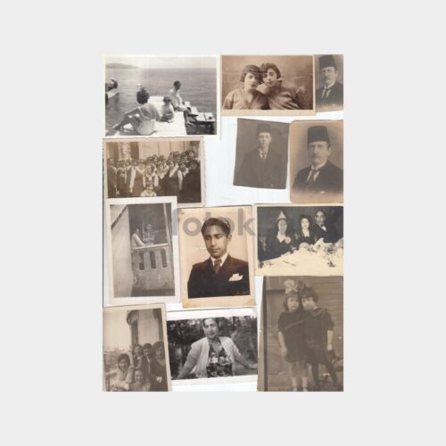 1930 İstanbul Aile Albümünden 66 Adet Fotoğraf