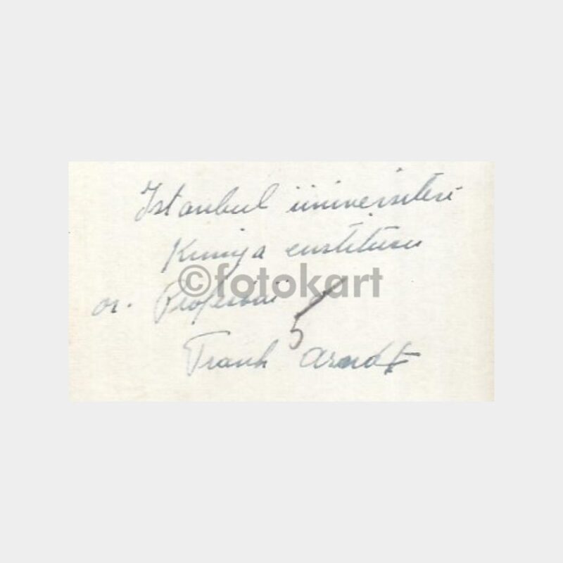 1940 İstanbul Üniversitesi Kimya Hocası Prof. Frank Aralt -Nadir Belgesel- Fotoğraf - Görsel 2