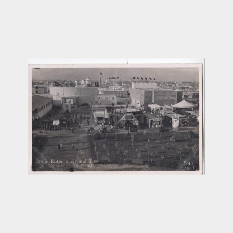 1938 İzmir Fuarı Nadir Fotokart