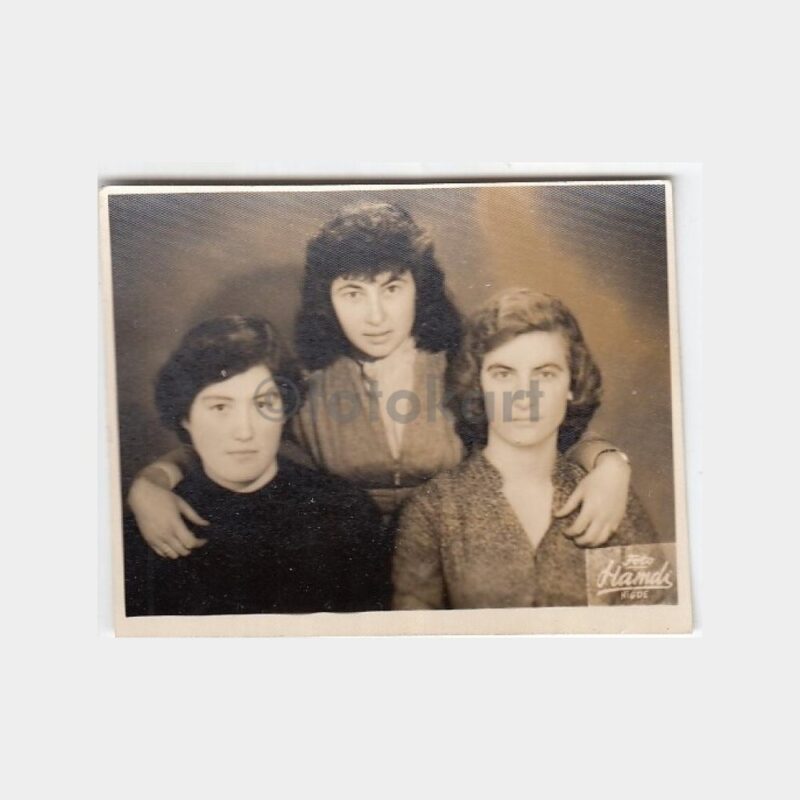 1940 Niğde Foto Hamdi Stüdyo Kadınlar Fotoğraf