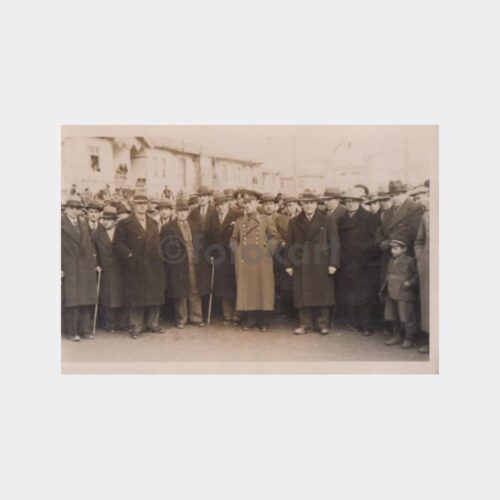 1940 Kasabaya Ziyarete Gelen Misafirler Fotoğraf