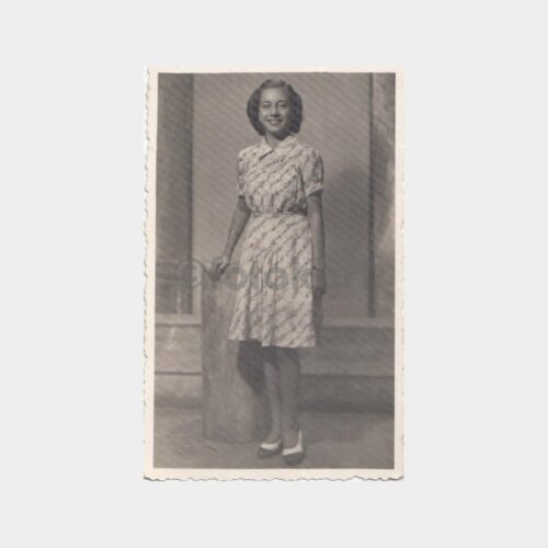 1950 Genç Kız Stüdyo Fotoğraf