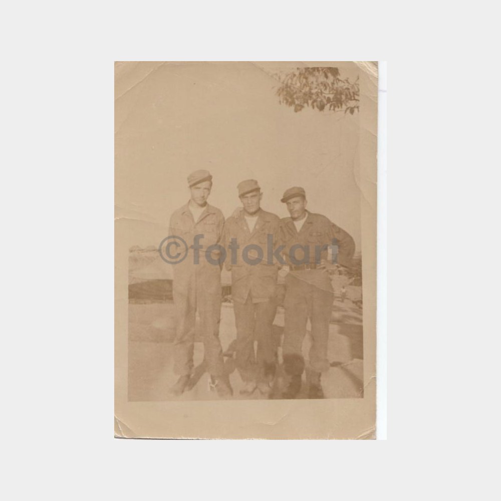 1954 Kore Türk Askeri Konulu 2 Adet Fotoğraf - Görsel 2