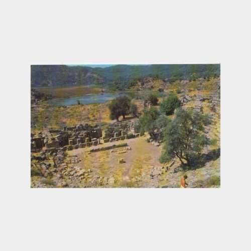 1975 Muğla Dalyan Kaunos Antik Kenti Görünüş Kartpostal