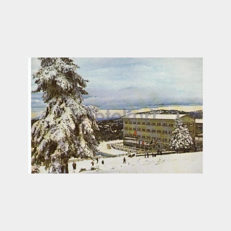 1975 Bursa Uludağ Büyük Otel Görünüş Kartpostal