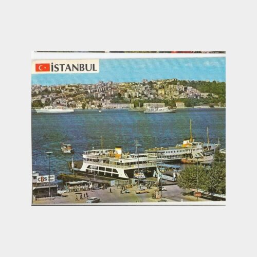 1975 Üsküdar Vapur Iskelesi Görünüş Kartpostal