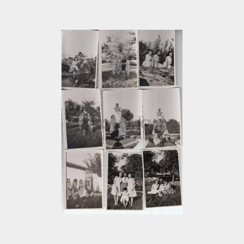 1940 Vize Aile Albümünden 12 Adet Fotoğraf
