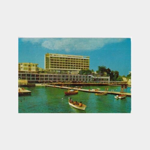 1968 İstanbul Yeşilköy Çınar Oteli Kartpostal