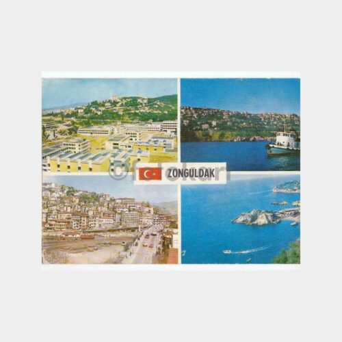 1975 Zonguldak 4 Görünüş Kartpostal