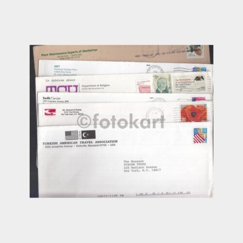 ABD Posta Damgalı Zarflar (11 Adet)