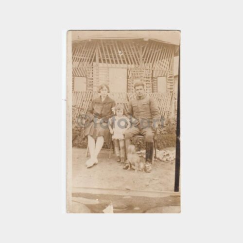 1936 Dış Mekan Subay Ailesi Fotoğraf