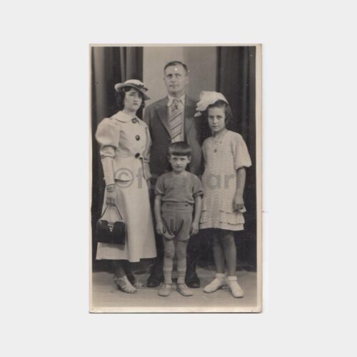 1937 Kayseri -Foto Zafer- Stüdyo Aile Fotoğraf