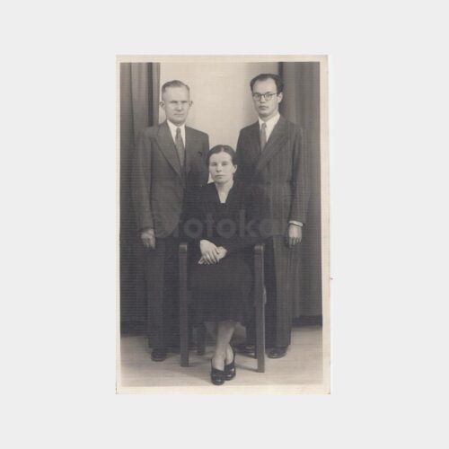 1940 Kayseri -Foto Zafer- Stüdyo Aile Fotoğraf