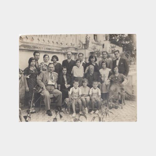 1930 İstanbul Ailesi Görünüş 2 Adet Albüm Fotoğrafı