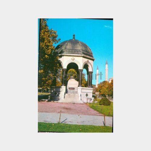 1973 Alman Çeşmesi Görünüş Kartpostal