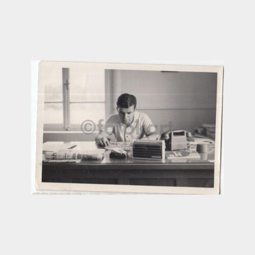 1960 Alpullu Şeker Fabrikası Çalışanı Konulu Fotoğraf