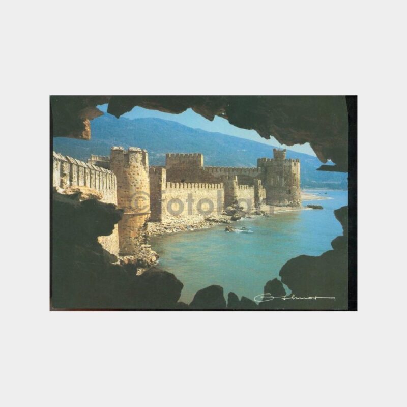 1980 Anamur Kalesi Konulu Kartpostal